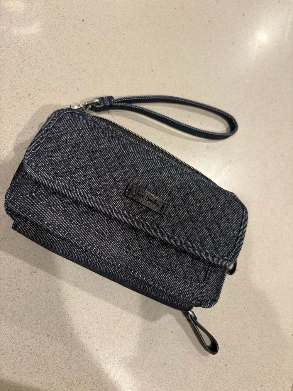 Vera Bradley Denim Moonlight Navy Wallet